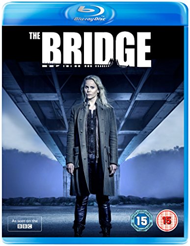 Blu-ray case for "The Bridge Season 3" with a woman standing under a bridge.
