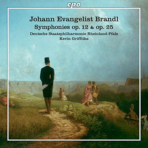 "CD cover with 19th-century painting of man in black coat on a path."