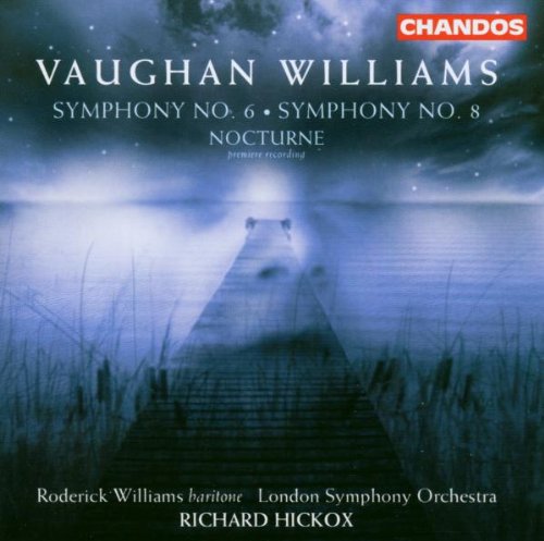 A CD cover with a serene, misty lake scene and white text.