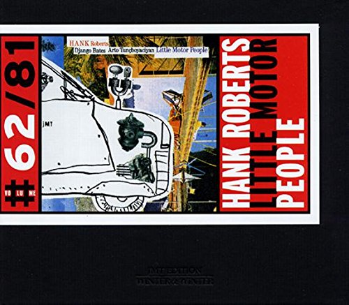 "CD case cover with cartoon car and red text on a black background."