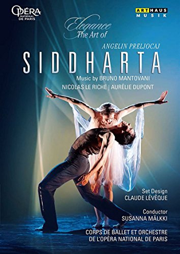 "Siddhartha Opera DVD cover featuring a male and female dancer in a dramatic pose."