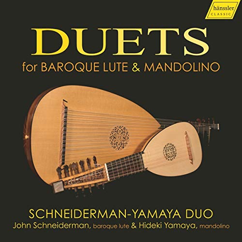 Schneidermann/yamaha - Duets for Baroque Lute and Mandolino [CD]