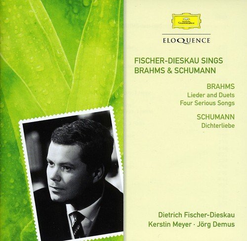 CD cover with black-and-white photo of man on green background, featuring Eloquence logo.