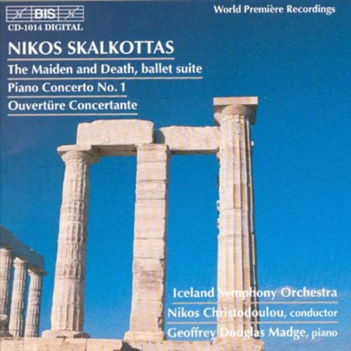 CD cover with ancient Greek columns against a blue sky, featuring white text.