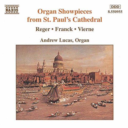 CD cover with painting of St. Paul's Cathedral and boats on the River Thames.