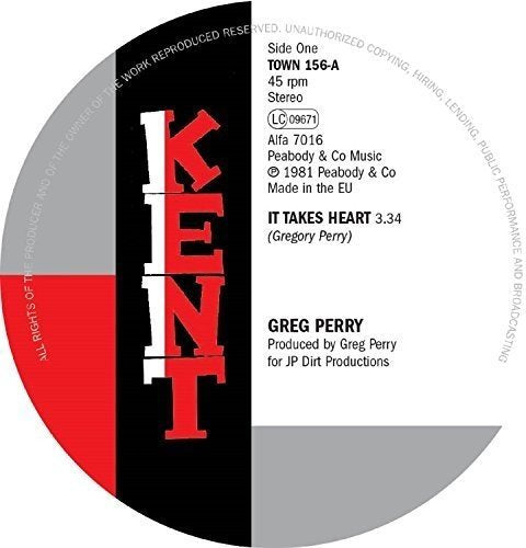 A vinyl record label with "KENT" in red on a black background.