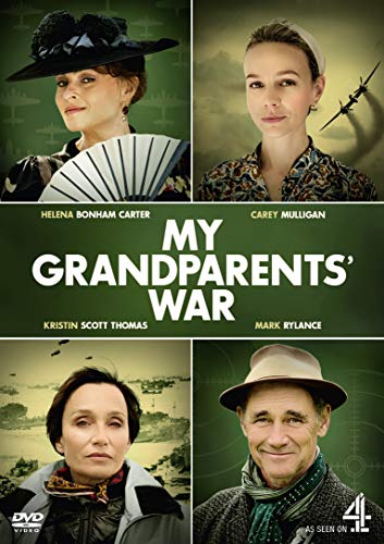 DVD cover for "My Grandparents' War" featuring four portraits against a green background.