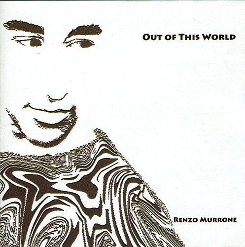 "Album cover with a man's face and abstract shirt, titled 'Out of This World'."