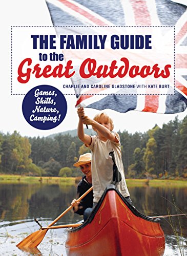 "Book cover showing a child waving a flag in a canoe on a lake."
