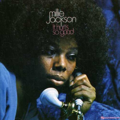 Millie Jackson album cover featuring a woman holding a phone to her face.