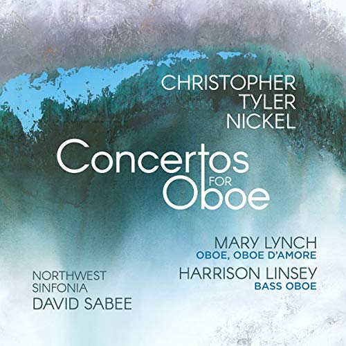 "Album cover with abstract blue and grey background, featuring white and blue text."