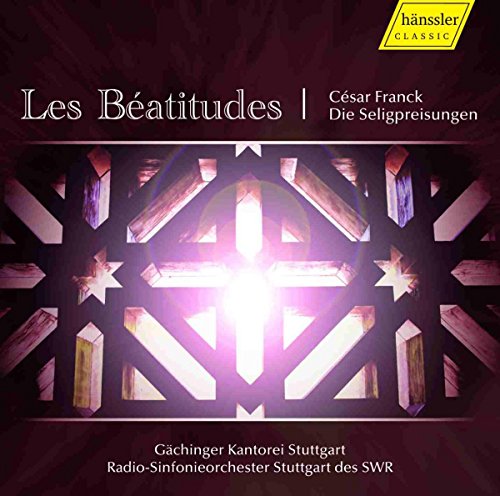 "CD cover with cross design, purple background, and white text, featuring 'hänssler CLASSIC' logo."