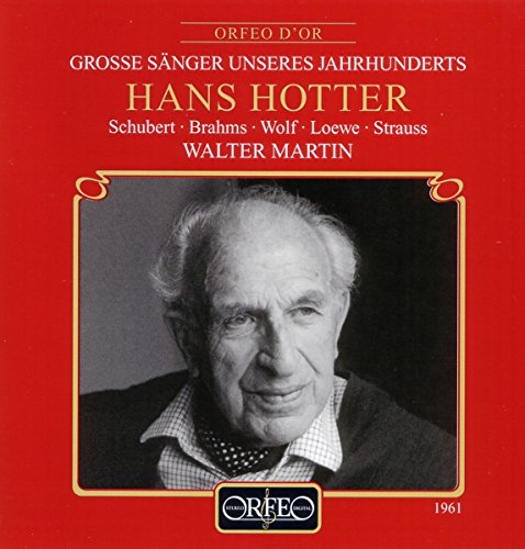 Franz Schubert - Great Singers of our Century - Hans Hotter [CD]