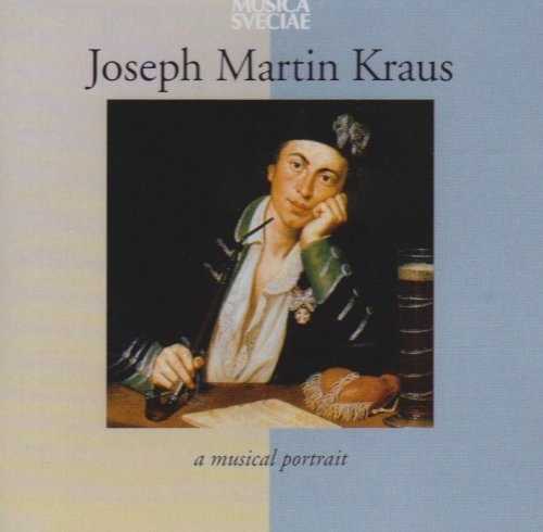 "CD cover featuring a portrait of Joseph Martin Kraus, a man in 18th-century attire."