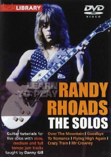 Lick Library: Learn To Play Randy Rhoads - The Solos [DVD]