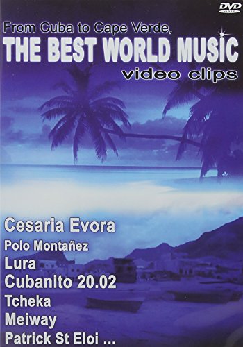 DVD cover with tropical beach scene and white text listing various artists.