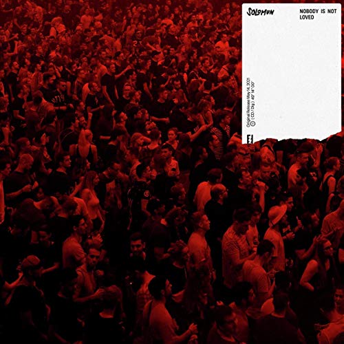 "CD cover art: red-toned crowd image with black rectangle and white text."