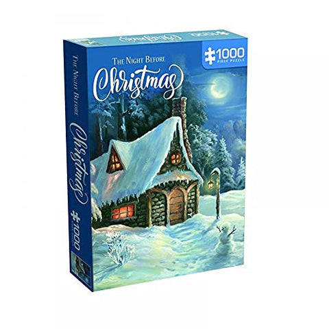 Paul Lamond Games 08414 The Night Before Christmas 1000 piece Puzzle, mixed