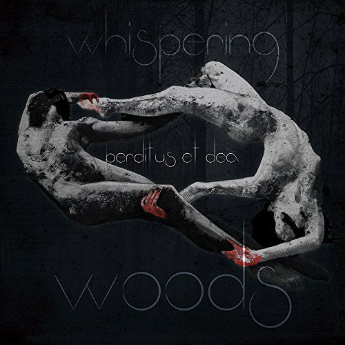 "CD cover art: two pale, bloody figures embracing, dark forest background."