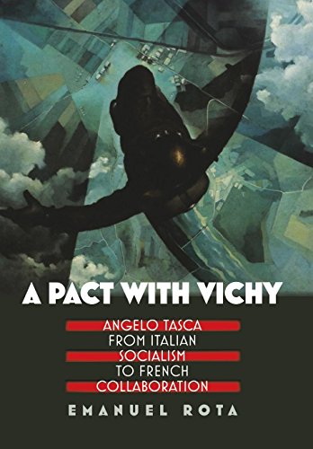 Book cover with a silhouette of a man parachuting, dark green background, white and red text.