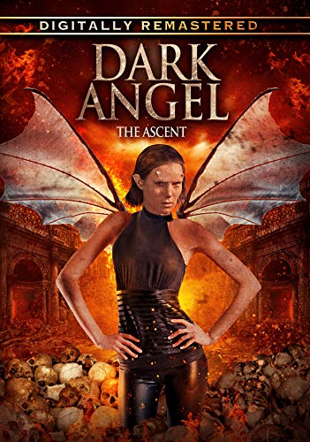 DVD cover featuring a woman with bat-like wings standing amidst skulls and fiery background.