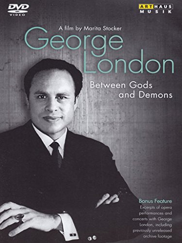DVD cover featuring a black-and-white portrait of George London in a suit.