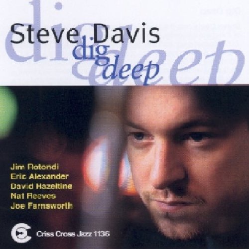 "Album cover with a close-up of a man's face and artist's name."
