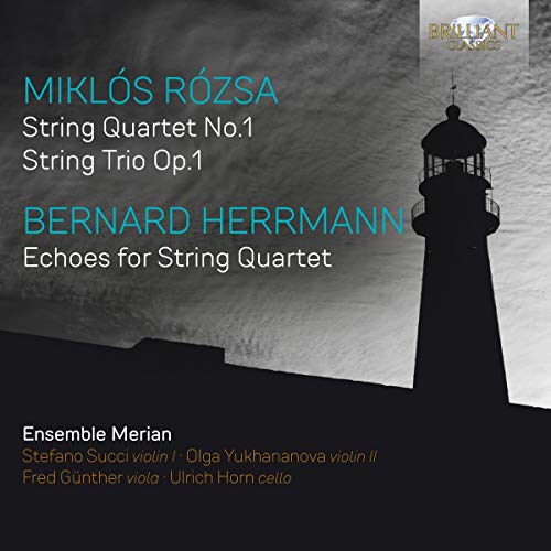 Ensemble Merian Stefano Succi - Rozsa & Herrmann: Music For String Quartet [CD]