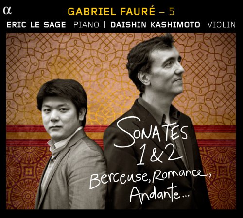CD cover featuring two men against patterned background with text overlay.