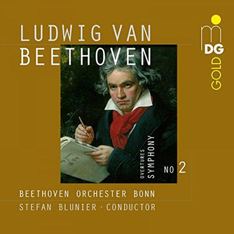 Stefan Blunier Beethoven Orchester Bonn - Beethoven: Symphony No. 2; Various Overtures Audio CD