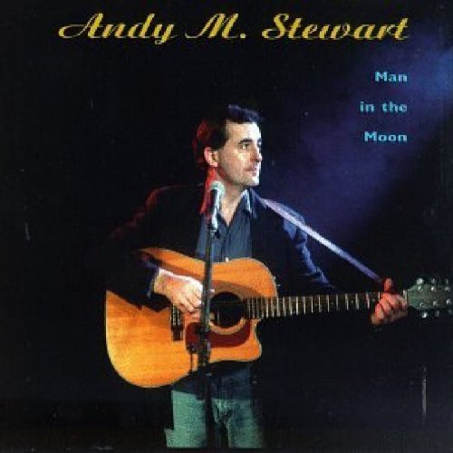 "Album cover featuring Andy M. Stewart playing guitar and singing into a microphone."