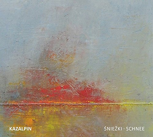 The image depicts a CD cover with an abstract painting. #### Alt text: "Abstract CD cover with red, yellow, and gray textured painting and white text."