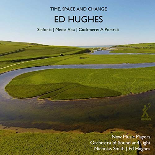 A serene landscape with a winding river, green hills, and clear blue sky on a CD cover.