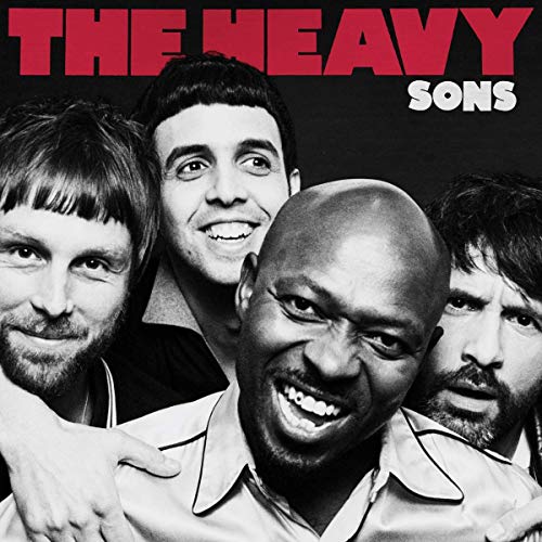 Album cover featuring four men with the band name "The Heavy" in red.