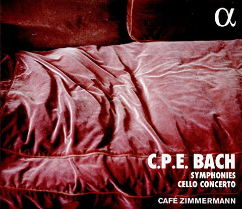 Cafe Zimmermann - C.P.E Bach: Symphonies And Cello Concerto [CD]