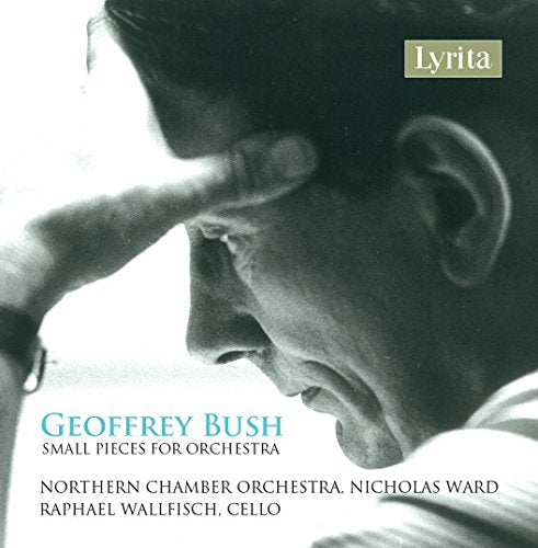 "CD cover with black and white photo of man with hand on forehead."