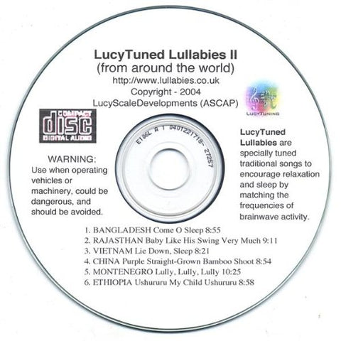 Lucy Tuned Lullabies - Lullabies 2 From Around The World [CD]