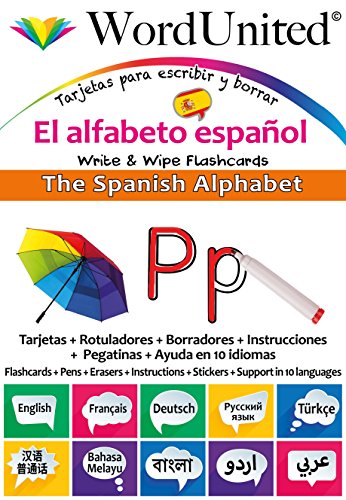 The Spanish Alphabet: Write & Wipe Flashcards