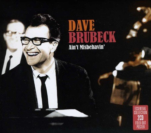"Album cover featuring Dave Brubeck at a piano, with another man in the background."