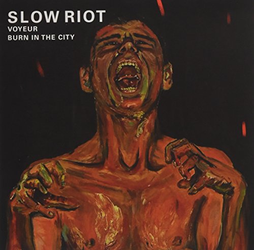 Vinyl album cover featuring a man screaming with hands on his chest.