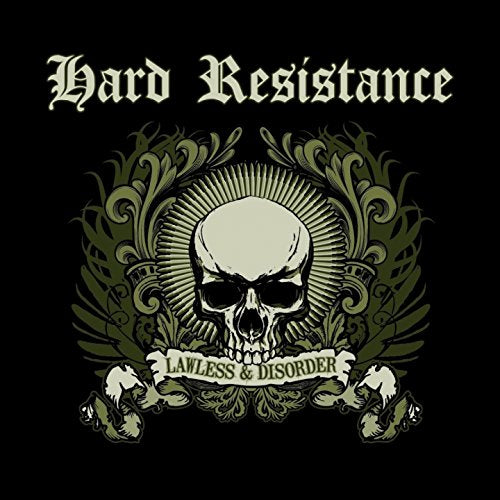 CD cover: skull with ornate flourishes and band name "Hard Resistance".