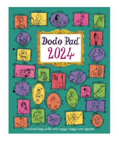 The Dodo Pad LOOSE-LEAF Desk Diary 2024 - Week to View Calendar Year Diary: A 2 hole punched loose leaf Diary-Organiser-Planner for up to 5 people/activities. UK made, sustainable, plastic free