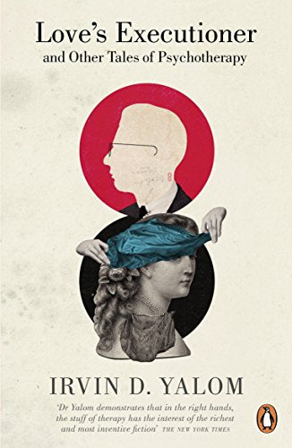 Book cover with collage of man and woman's heads, Penguin logo, and author Irvin D. Yalom.