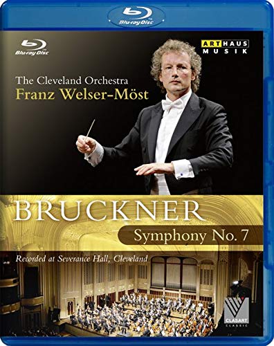 Blue Blu-ray case with conductor and orchestra on the cover.