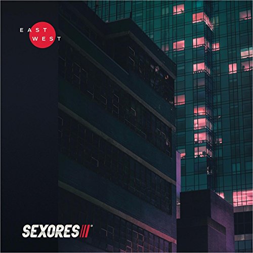 "Album cover with dark building and 'Sexores' and 'East West' text."