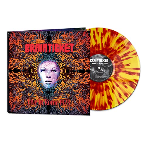 Brainticket - Live In Rome 1973 [RED/YELLOW SPLATTER] [VINYL]