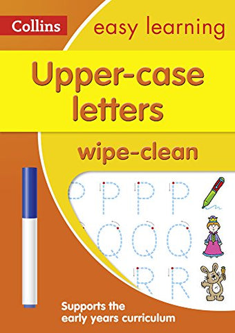 Upper Case Letters Age 3-5 Wipe Clean Activity Book (Collins Easy Learning Preschool)