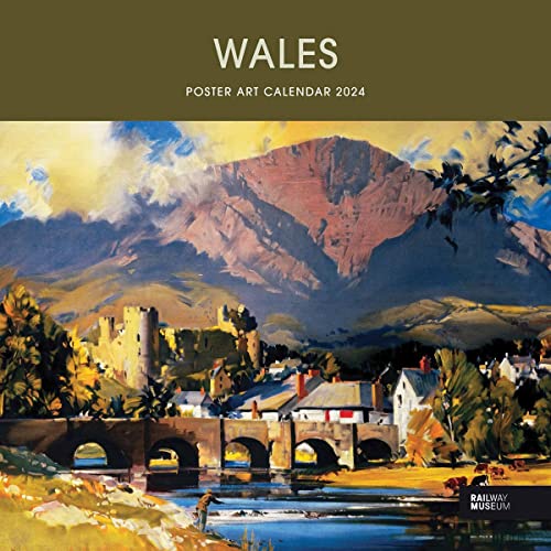 Wales Poster Art NRM Wall Calendar 2024