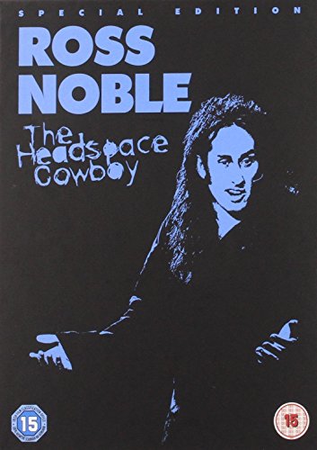 DVD cover featuring Ross Noble with blue text and graphics on a black background.