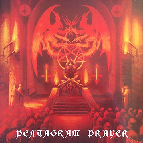 Album cover art featuring a hooded crowd and a figure surrounded by occult symbols.